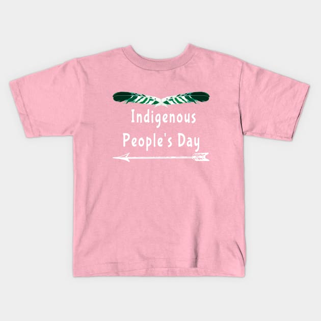 Indigenous Peoples Day Not Columbus Day T-shirt Kids T-Shirt by Curryart